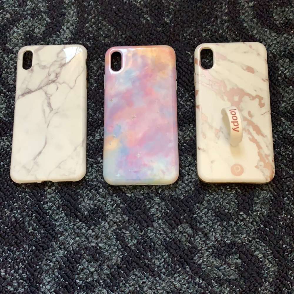 Loopy case, Carli bybel case, Marble case